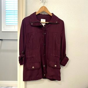 FULL TILT Anorak Burgundy Jacket from Tilly
